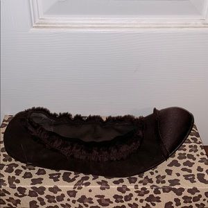 LIGHTLY WORN French Sole NY Wavy Ballet Flats